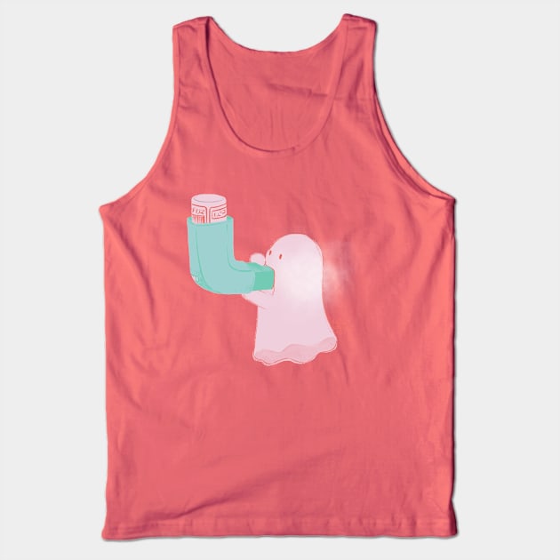 Asthma Inhaler Tank Top by SarahWrightArt